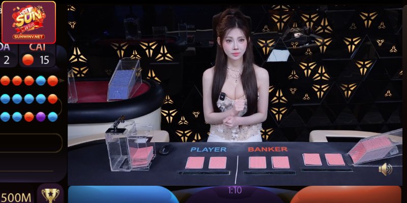 Quy trình đặt cược Baccarat tại Sunwin cho người chơi